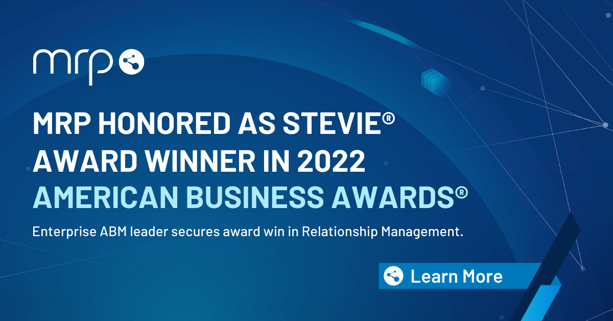 MRP Honored as Stevie® Award Winner in 2022 American Business Awards